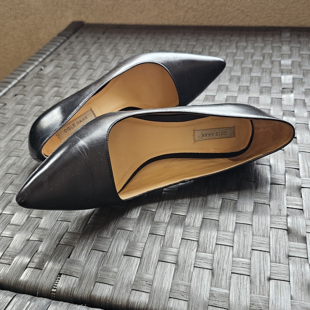 Cole Haan Women's Black Leather Pumps